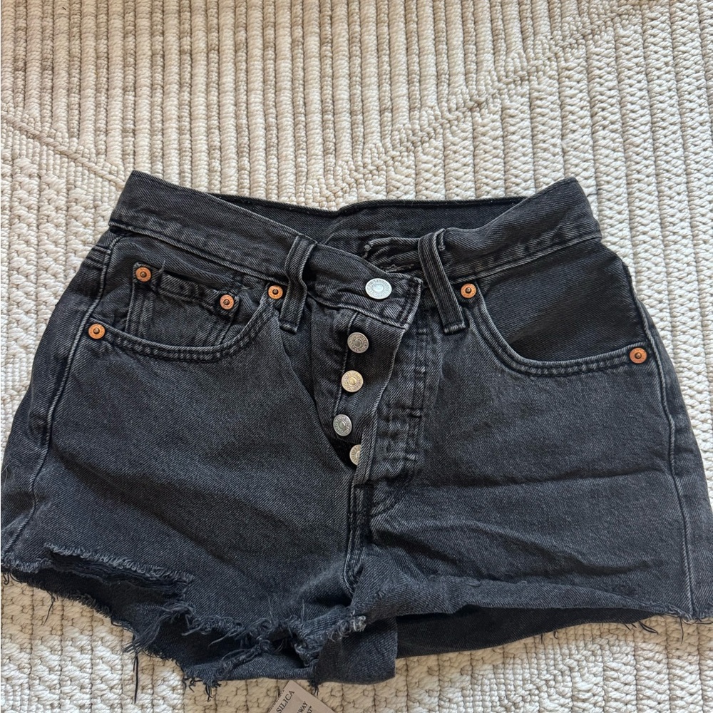 Black Denim Levi’s Women's Shorts